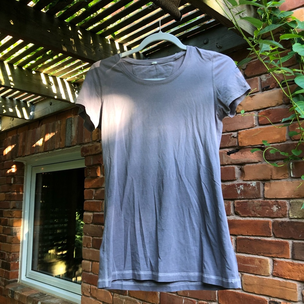 Lululemon purple dye tee